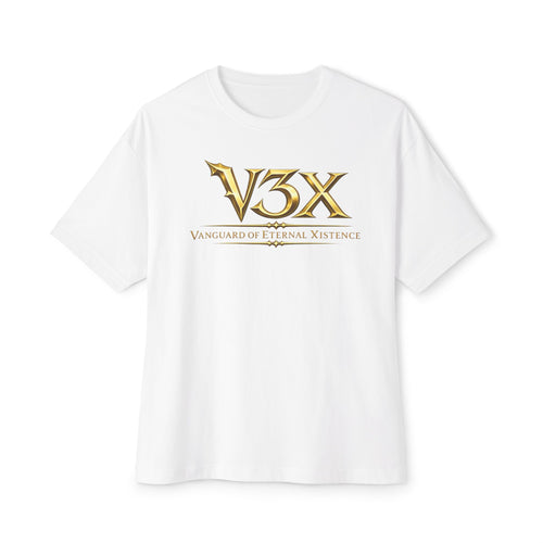 Esports Gold V3X Logo Tee — Elite Minimal Gaming Chest Shirt
